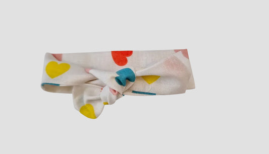 LEONIE bandeau cœur multi