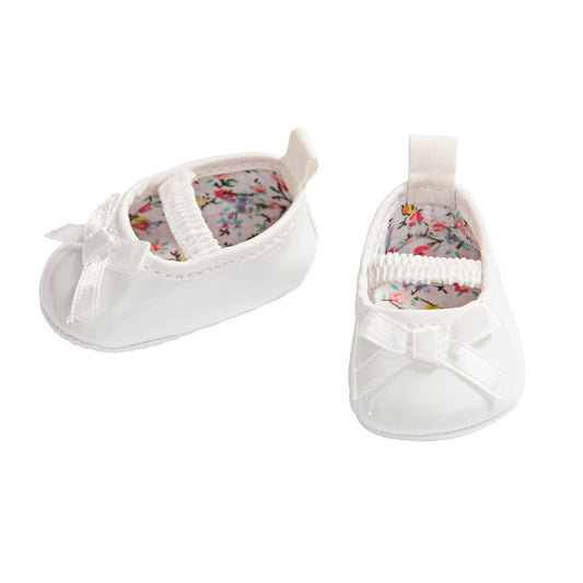 Ballerines de poupée, blanches