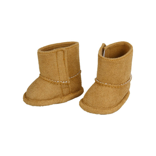 Bottes de poupée en daim