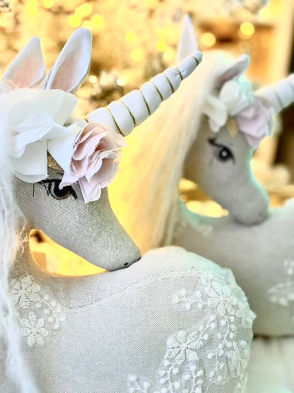 Coussin Licorne – Création Artisanale