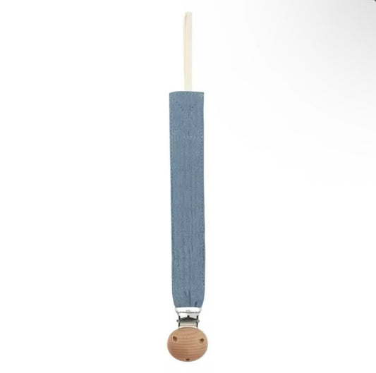 Attache sucette bleu