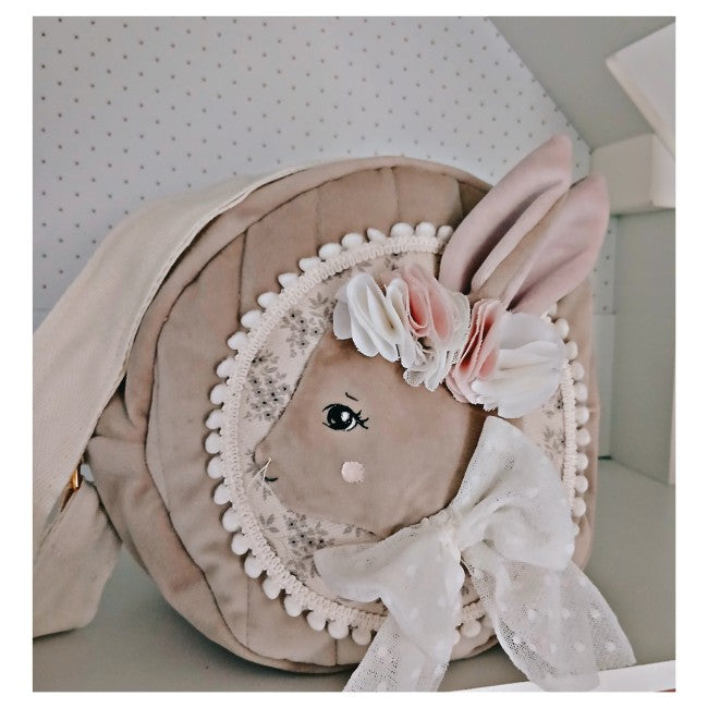 Sac bandoulière rond Fillette