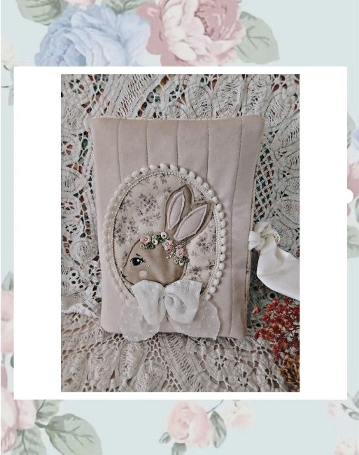 Protège carnet lapin