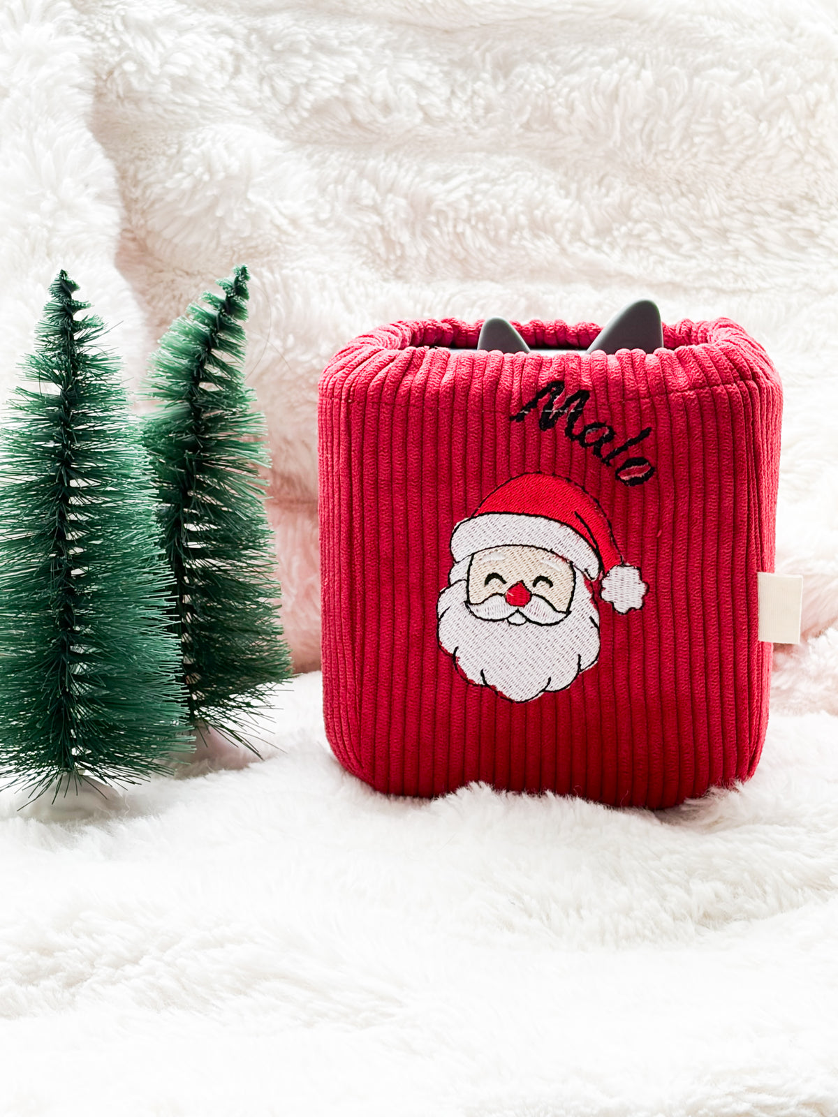 Housse tonibox 1 & 2 - Noël avec broderie