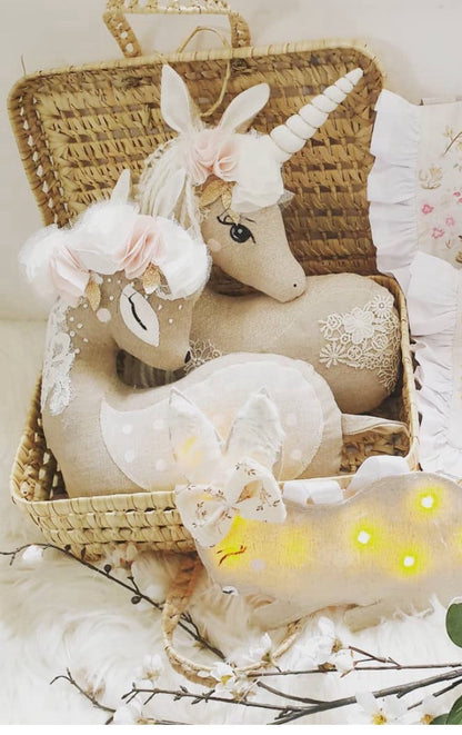 🤍 Veilleuse Lapin – Création artisanale