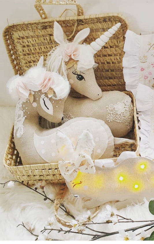 🤍 Veilleuse Lapin – Création artisanale