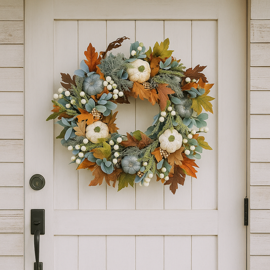 Couronne d’Automne Enchantée – 45 cm