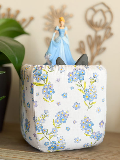 Housse tonibox 1 & 2 - fleurs bleu