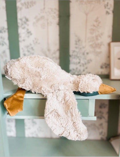 🪶 Grande Oie en Peluche - Compagne de Douceur