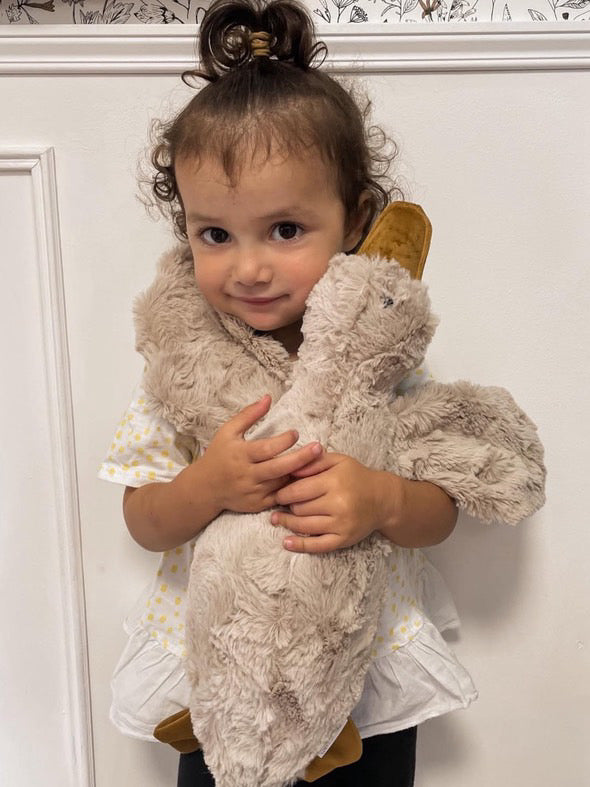 🪶 Grande Oie en Peluche - Compagne de Douceur