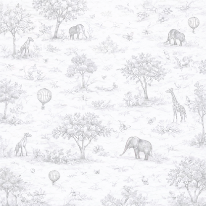 ✨ Sticker personnalisé – Thème Safari Noble