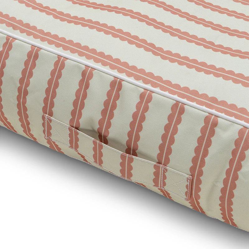 flotteur de piscine premium - rouge/beige - saint tropez