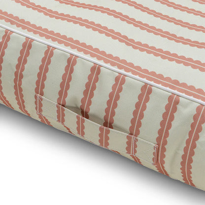 flotteur de piscine premium - rouge/beige - saint tropez