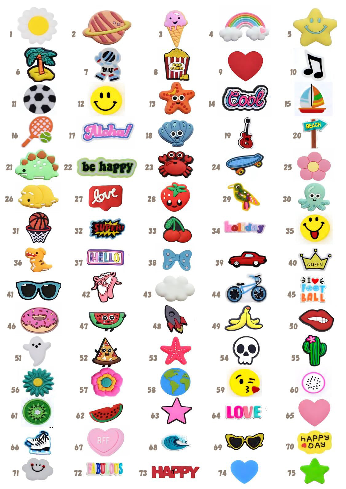 Charms Fun & Colorés