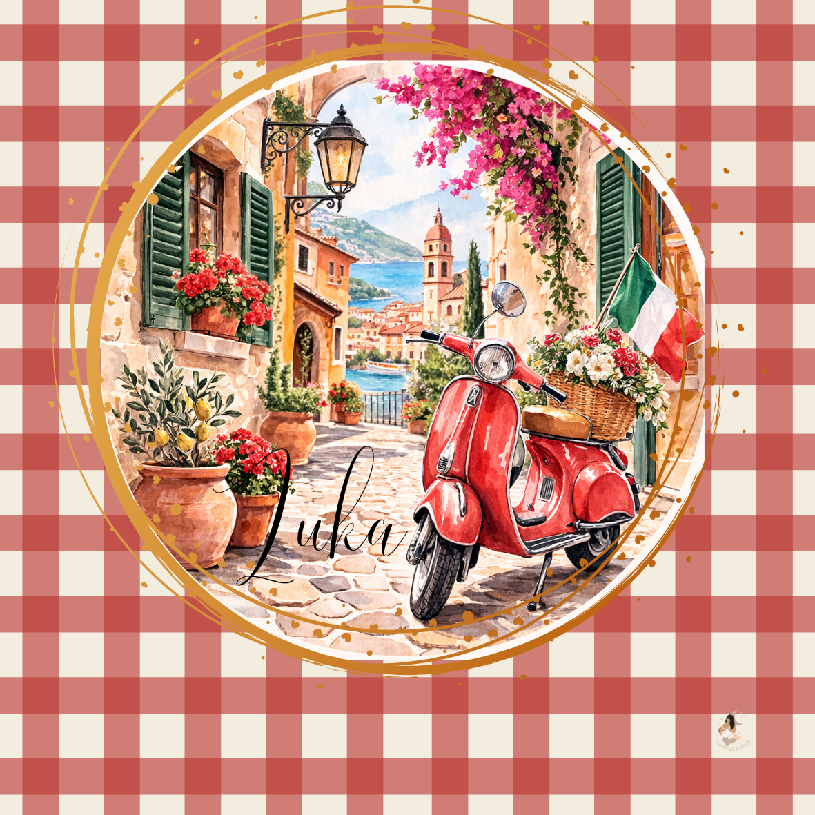 Sticker Toniebox personnalisé du côté de l’Italie