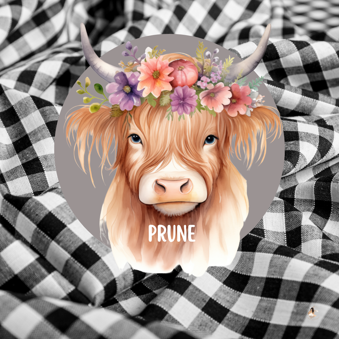 Sticker Toniebox personnalisé vache