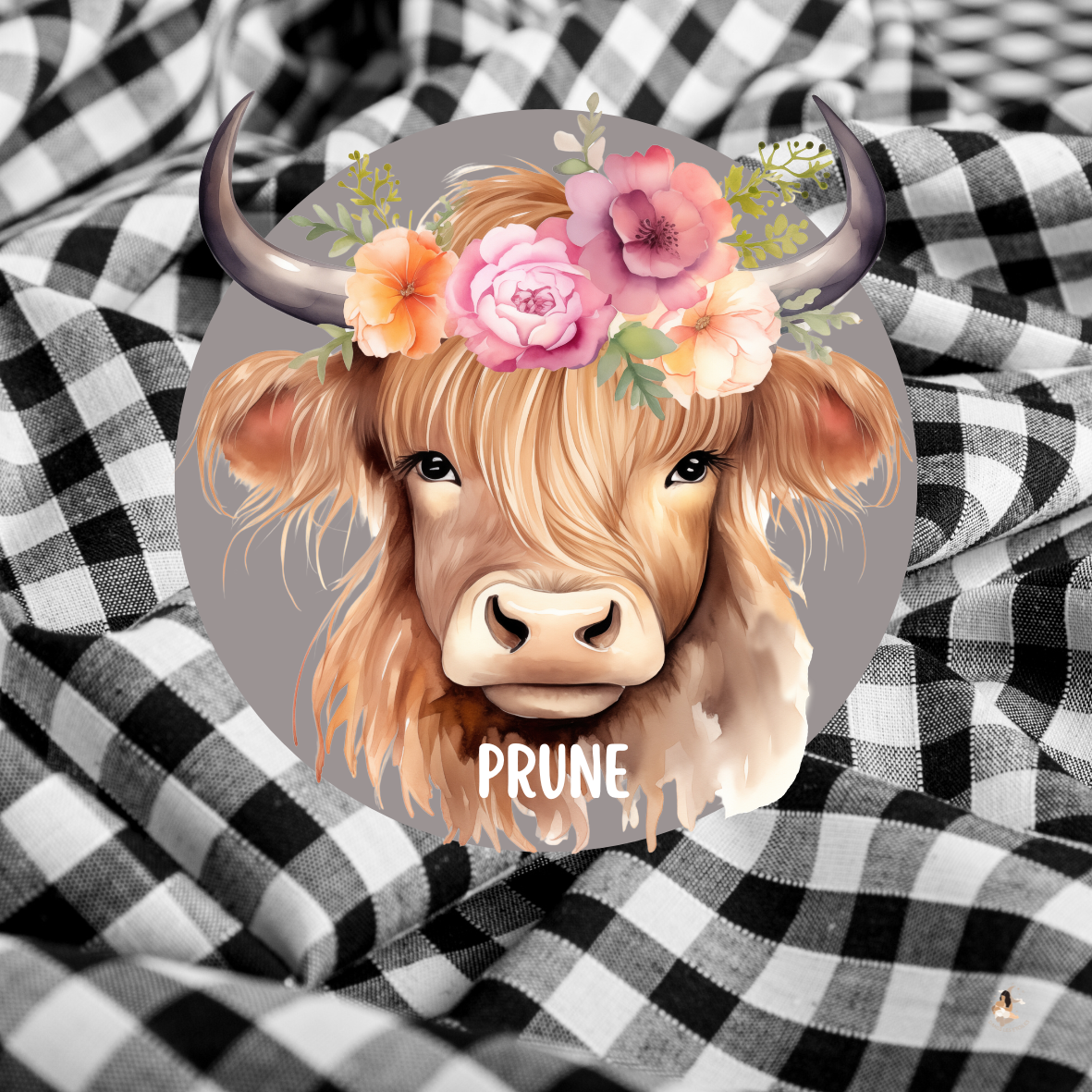 Sticker Toniebox personnalisé vache