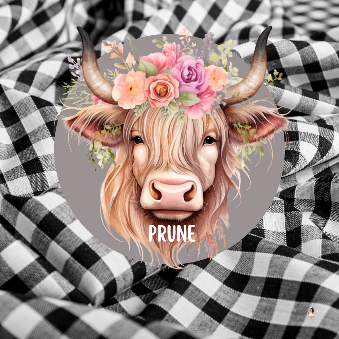 Sticker Toniebox personnalisé vache