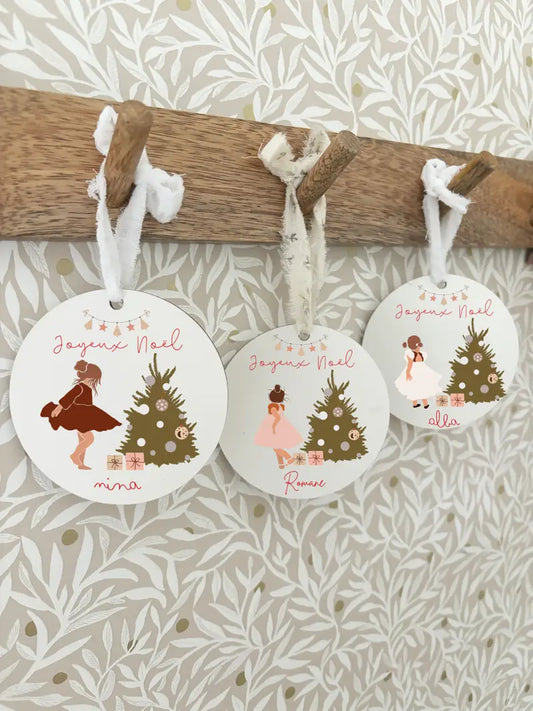 Boule de noel fille