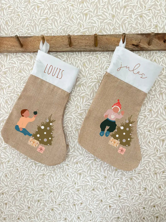 Chaussette de Noël Bébé