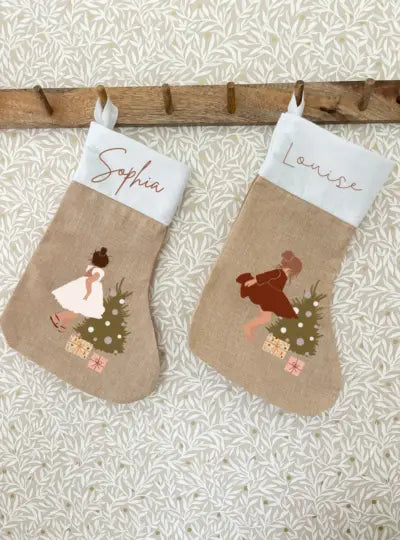 Chaussette de Noël Fille