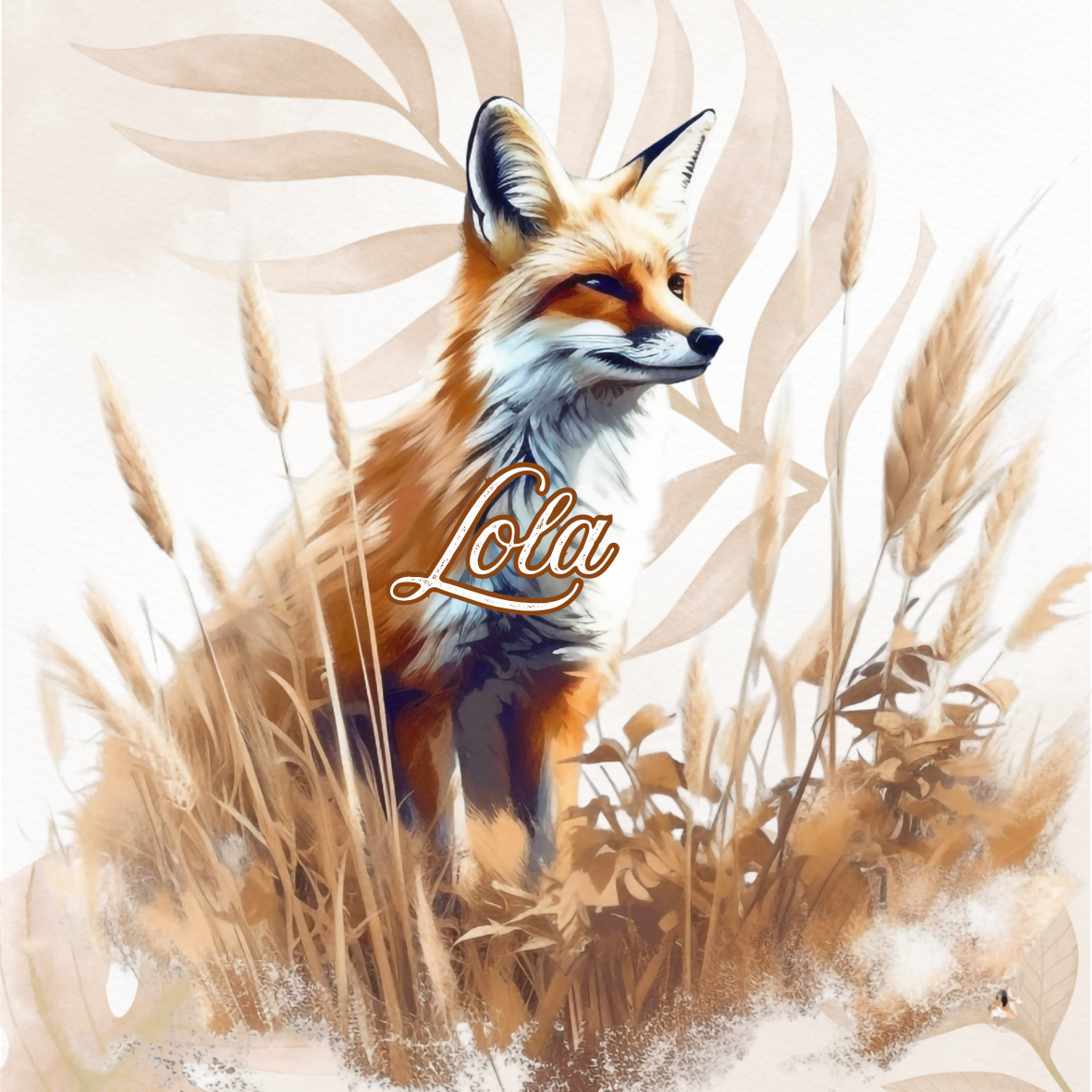 Sticker Toniebox personnalisé renard  🦊