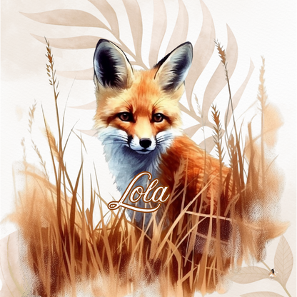 Sticker Toniebox personnalisé renard  🦊