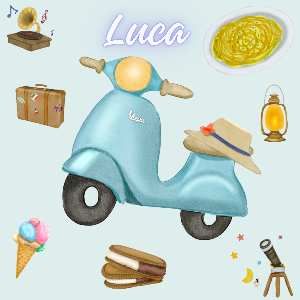 Sticker Toniebox personnalisé Gelato