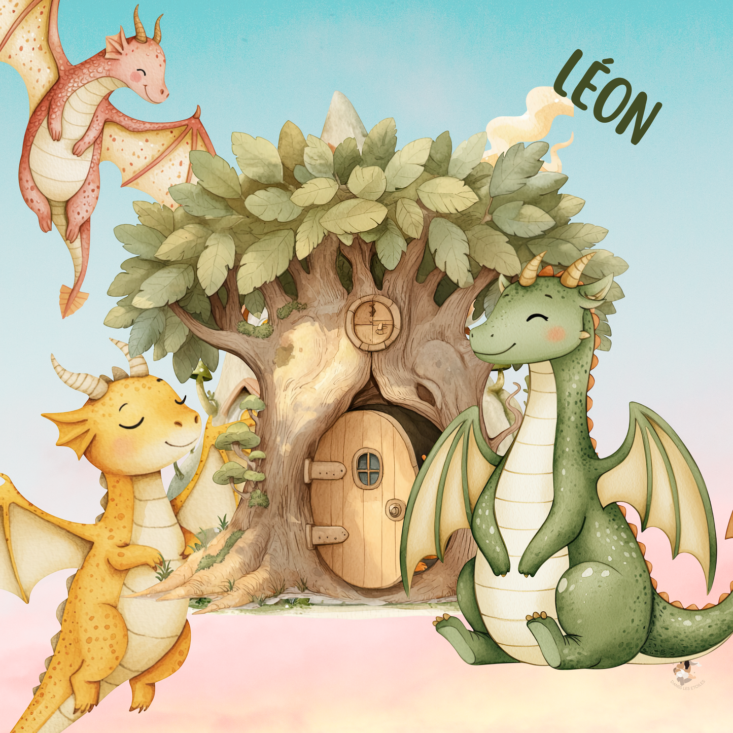 Sticker Toniebox personnalisé dragon