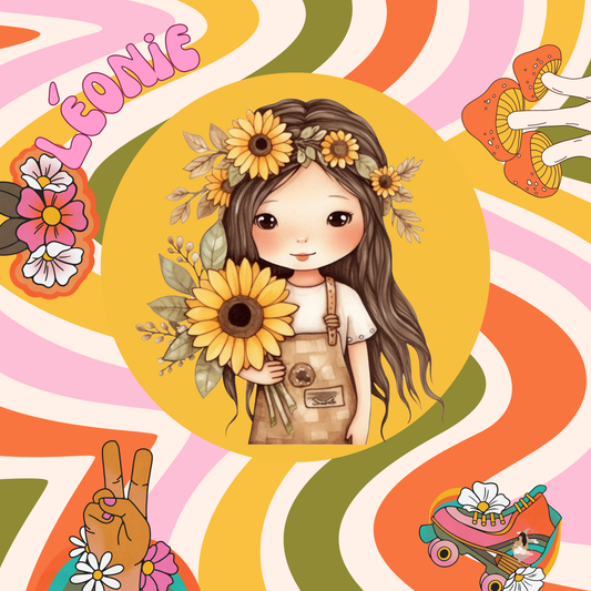 Sticker Toniebox personnalisé HIPPIE
