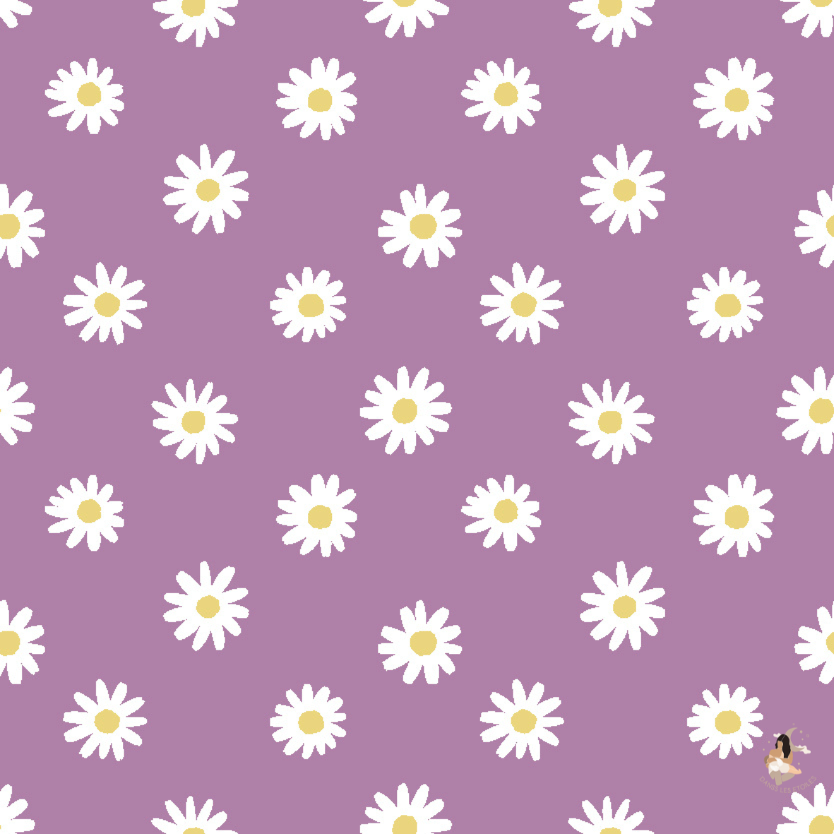 Sticker Toniebox personnalisé fleuris violet