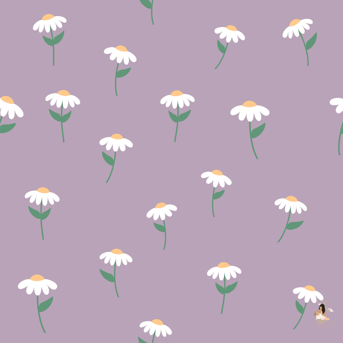 Sticker Toniebox personnalisé fleuris violet