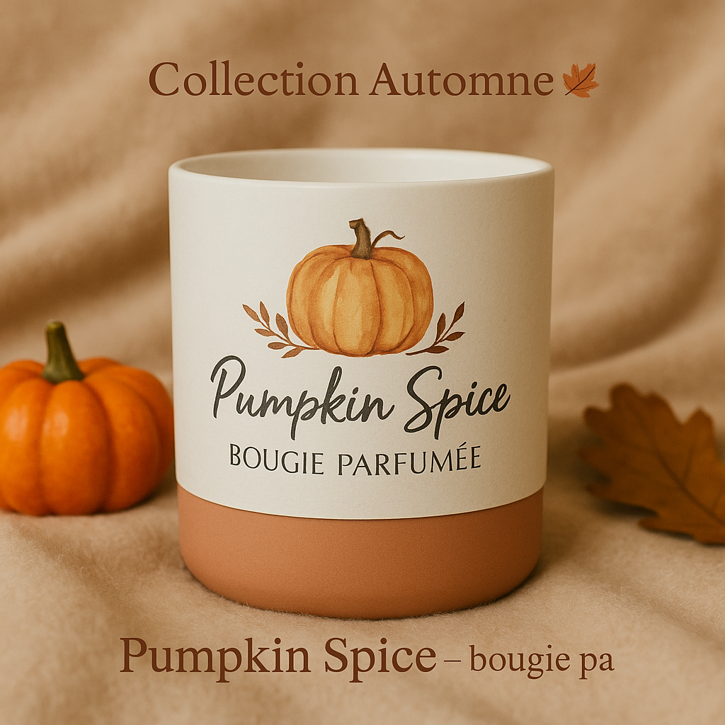 ✨ Fiche produit – Bougie parfumée Pumpkin Spice