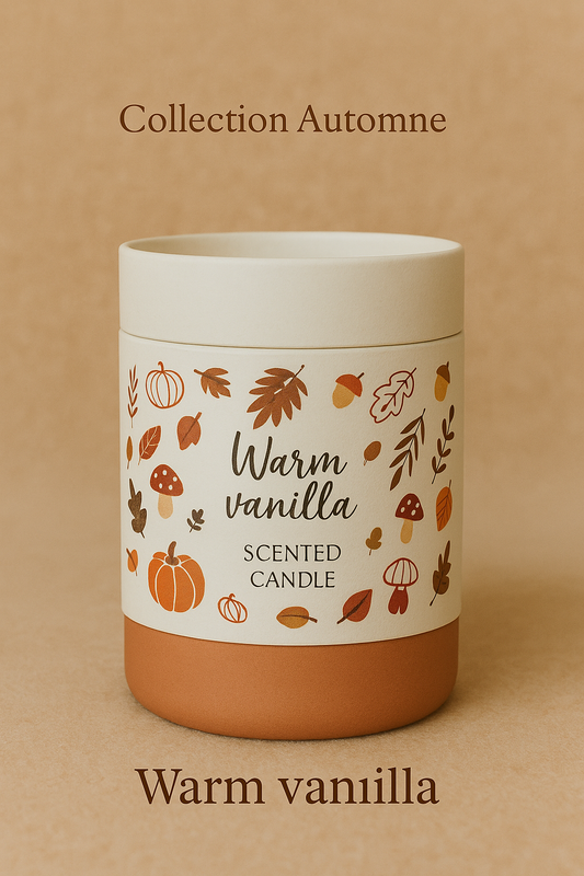 ✨ Fiche produit – Bougie parfumée Warm Vanilla