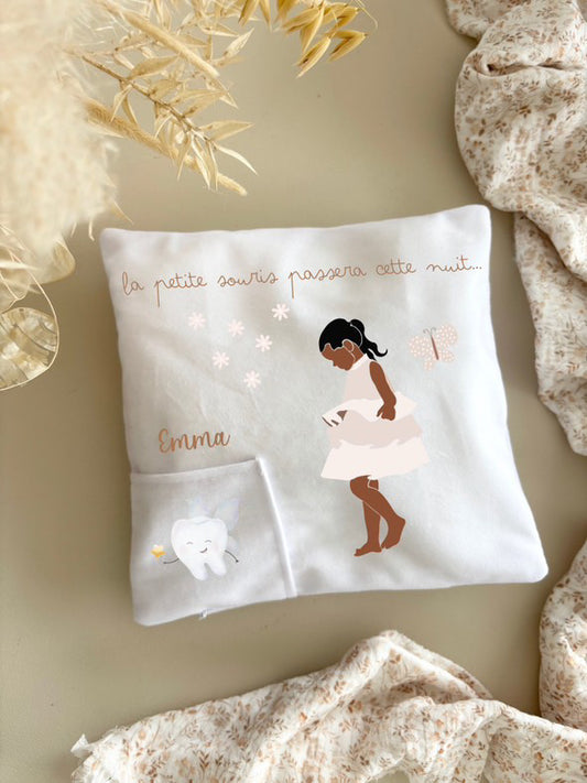 Coussin Petite Souris fille