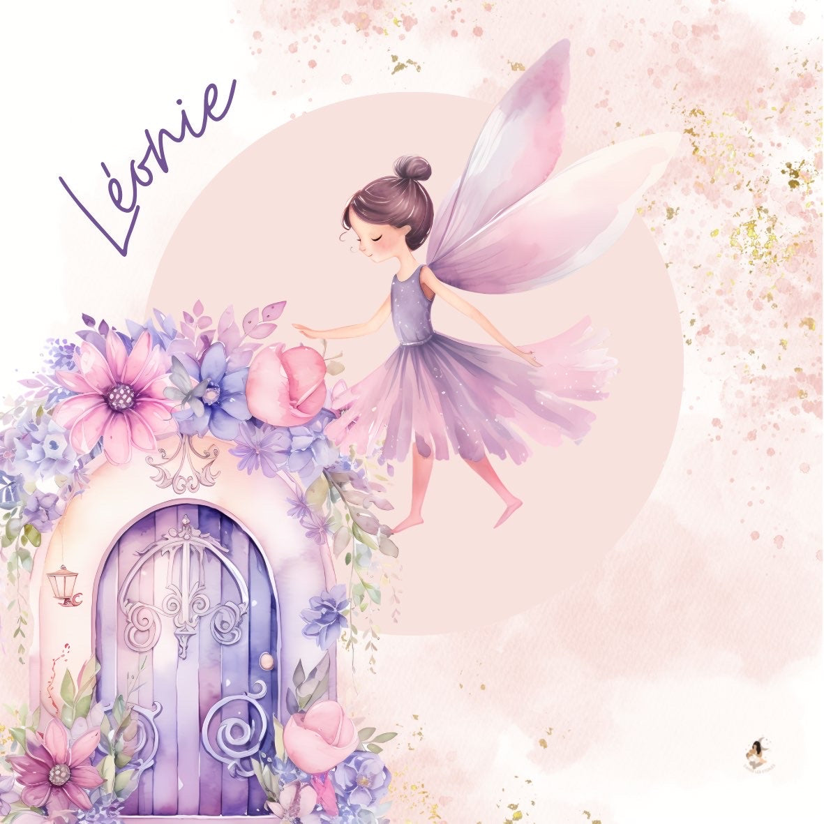 Sticker Toniebox personnalisé Fees violette