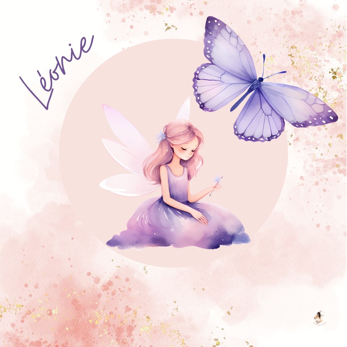 Sticker Toniebox personnalisé Fees violette