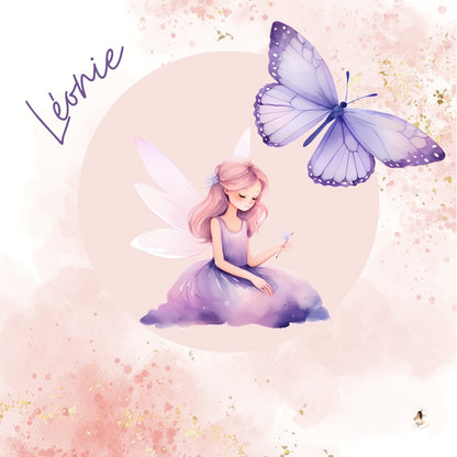 Sticker Toniebox personnalisé Fees violette