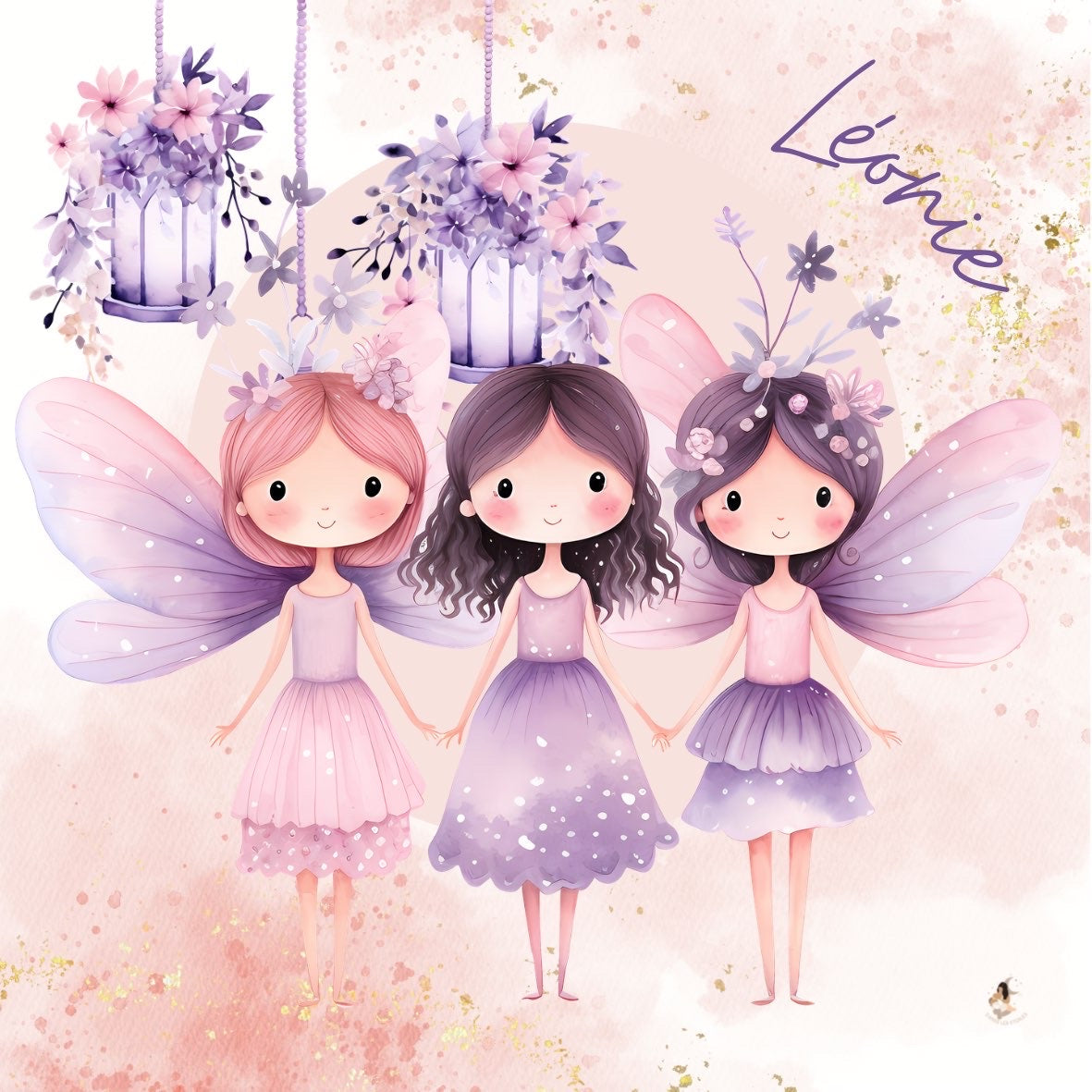 Sticker Toniebox personnalisé Fees violette
