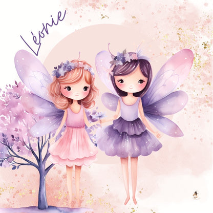 Sticker Toniebox personnalisé Fees violette