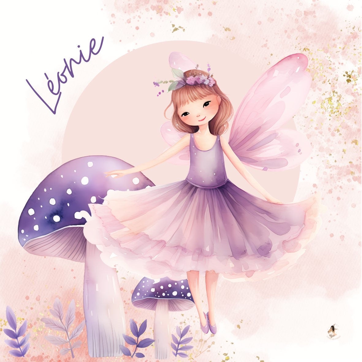 Sticker Toniebox personnalisé Fees violette