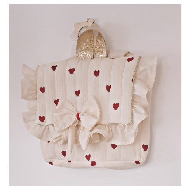Sac petit cartable cœur