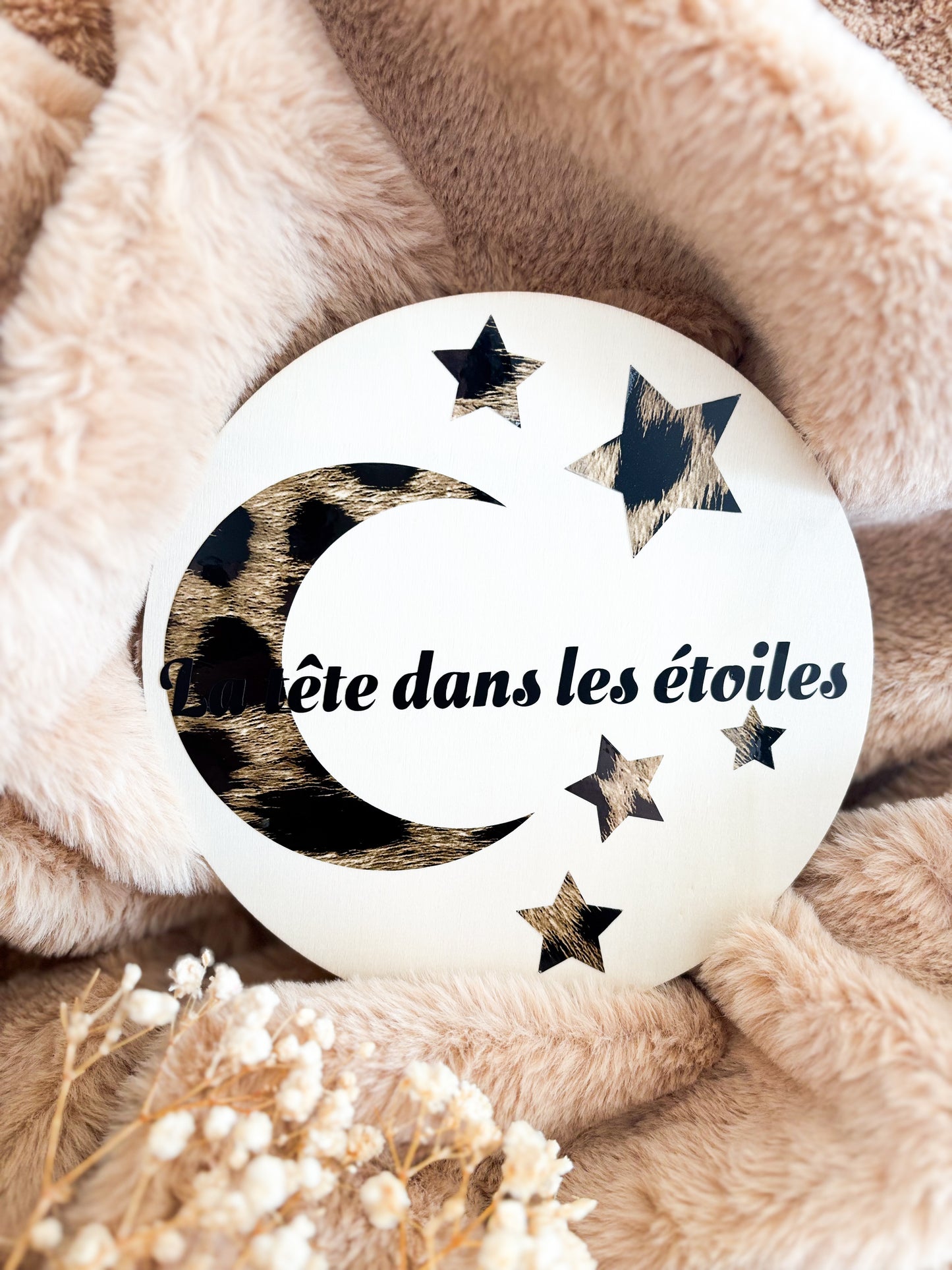 🌟 Rond en bois personnalisé – création artisanale