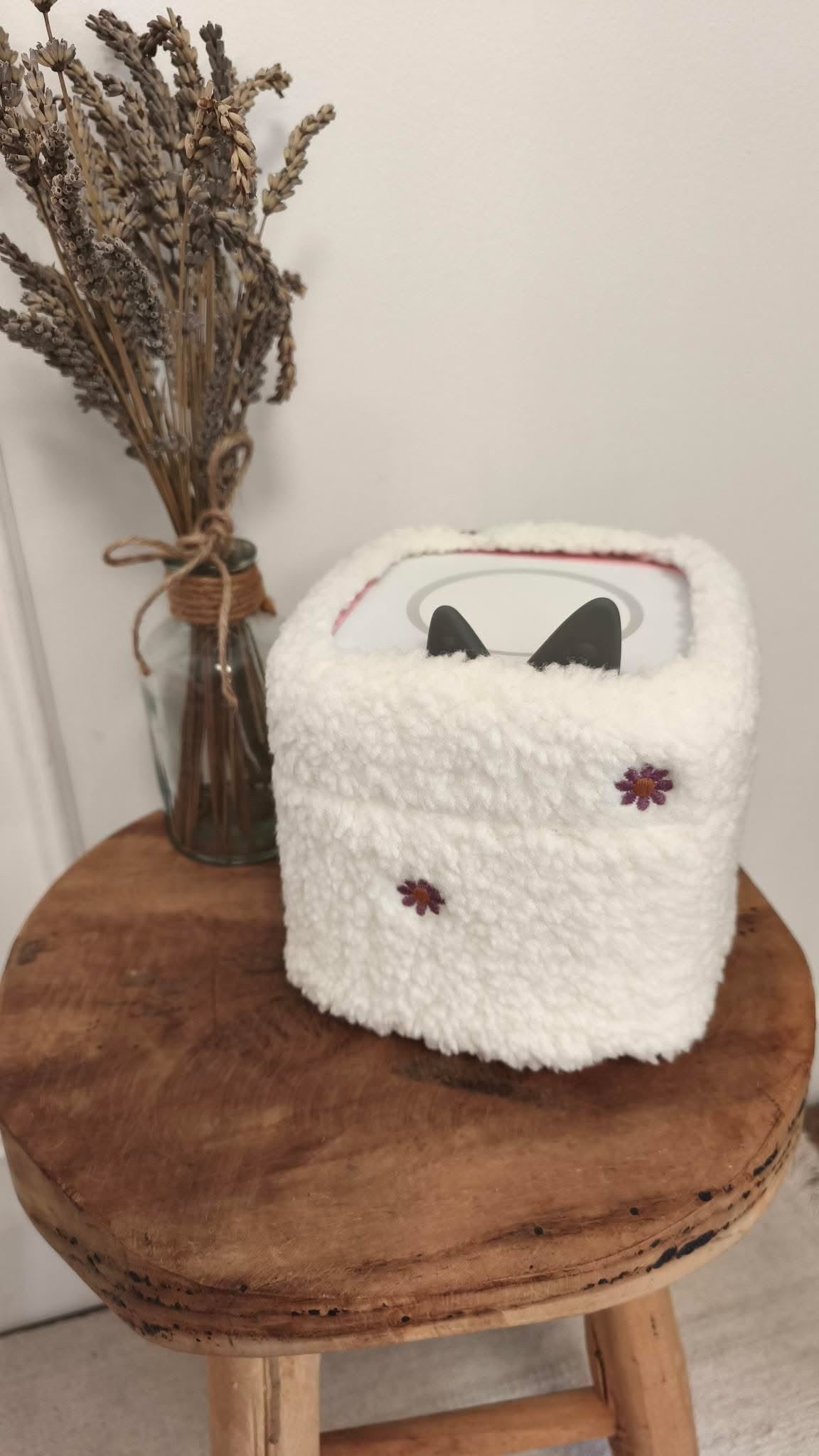 🐻 Housse Toniebox “Fleurs d’hiver”