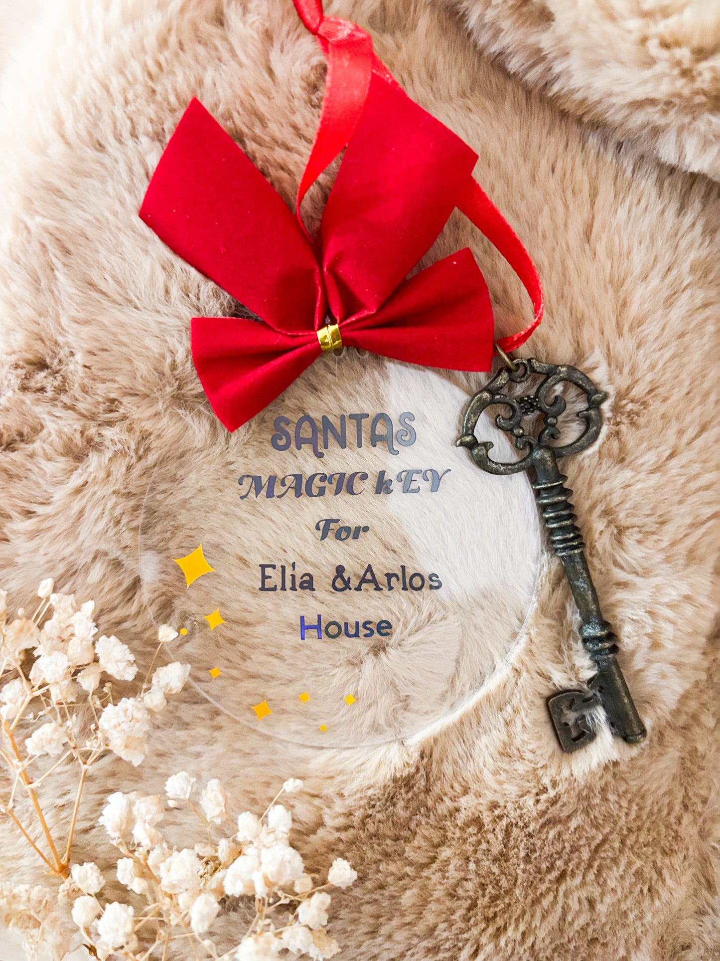 Clé magique du Père Noël – personnalisée