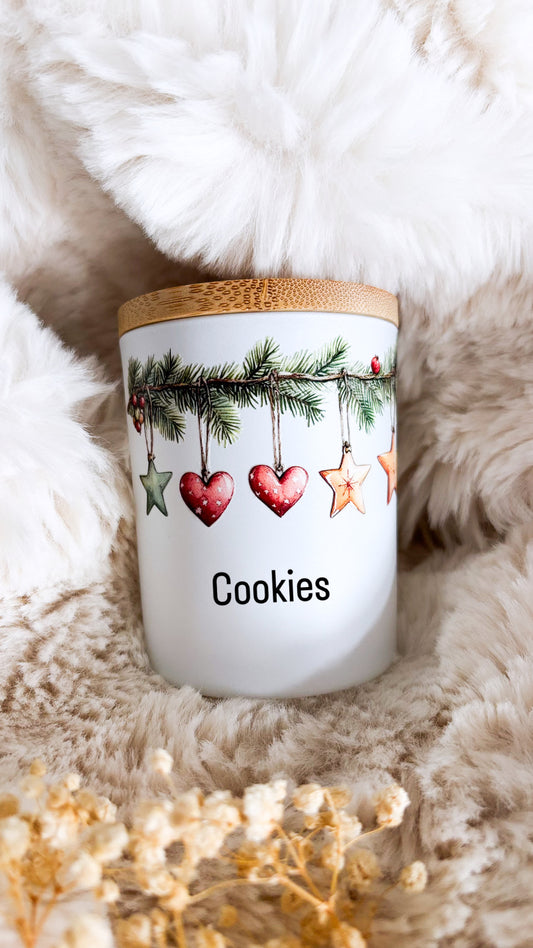 🎄 Pot décoratif de Noël – Collection Guirlande Enchantée