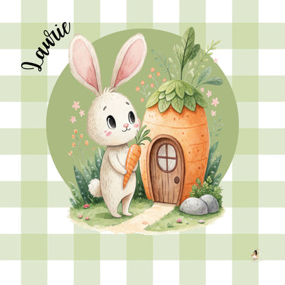 🌿 Sticker Toniebox – Maison Carotte & Petit Lapin