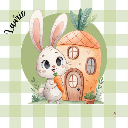 🌿 Sticker Toniebox – Maison Carotte & Petit Lapin