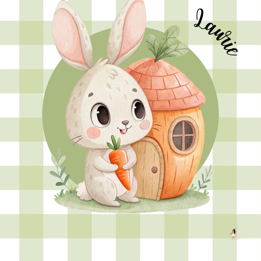 🌿 Sticker Toniebox – Maison Carotte & Petit Lapin