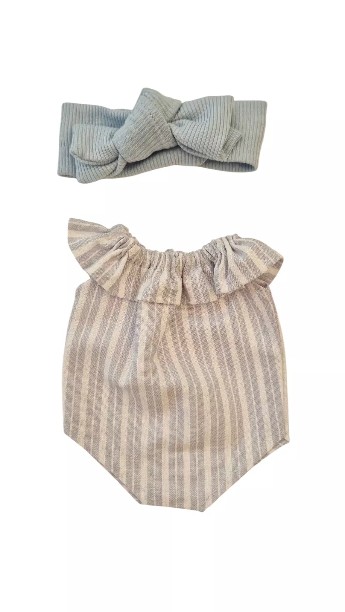 BARBOTEUSE + BANDEAU BLEU